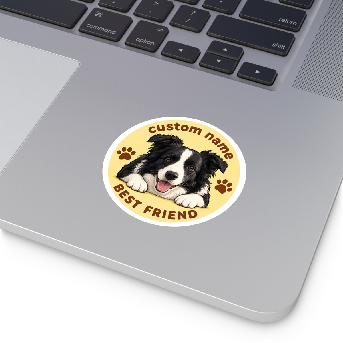 Custom Pet Sticker (Best Friend Yellow)