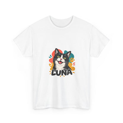 Colorful Pop — Custom Photo & Name T-Shirt | Gildan 5000
