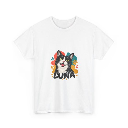 Colorful Pop — Custom Photo & Name T-Shirt | Gildan 5000