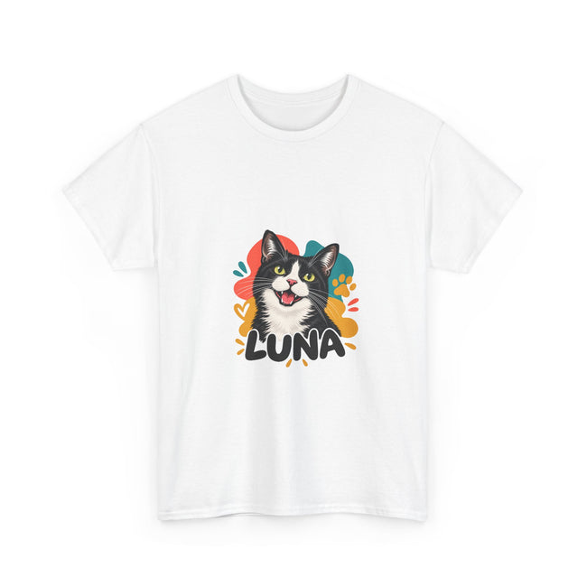 Colorful Pop — Custom Photo & Name T-Shirt | Gildan 5000