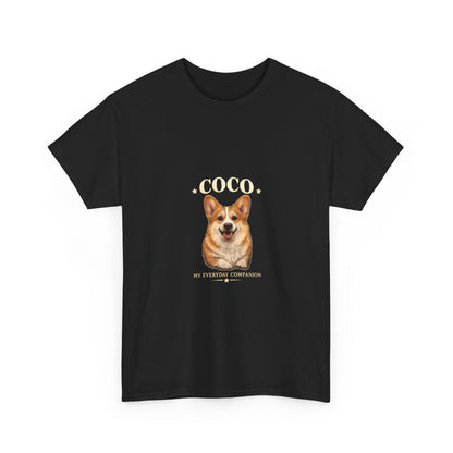 Custom Vintage Pet Portrait T-Shirt – Your Photo & Name | Vintage Companion