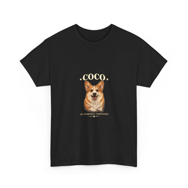 Custom Vintage Pet Portrait T-Shirt – Your Photo & Name | Vintage Companion