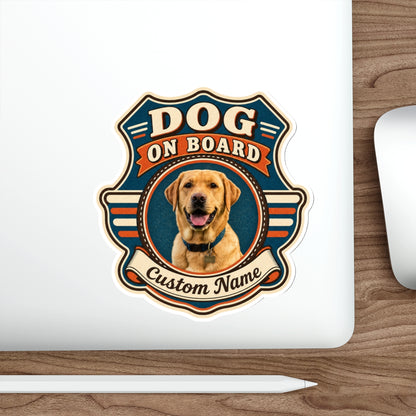 Custom Pet Sticker (Retro Road)