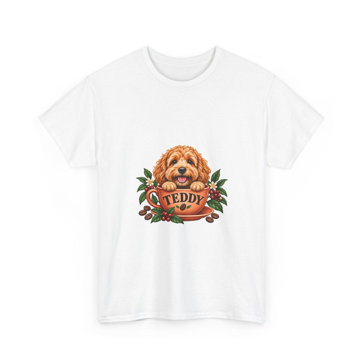 Coffee Companion — Custom Photo & Name T-Shirt | Gildan 5000