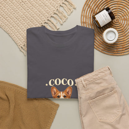 Custom Vintage Pet Portrait T-Shirt – Your Photo & Name | Vintage Companion
