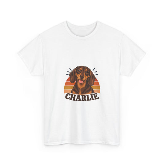 レトロ・サン｜写真と名前で作るオリジナルTシャツ｜Gildan 5000