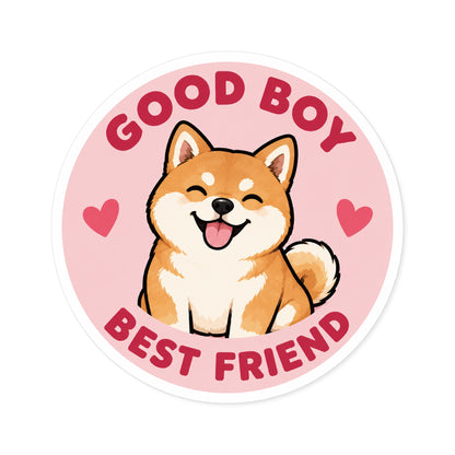 Custom Pet Sticker (Best Friend Pink)