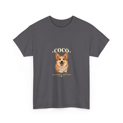 Custom Vintage Pet Portrait T-Shirt – Your Photo & Name | Vintage Companion