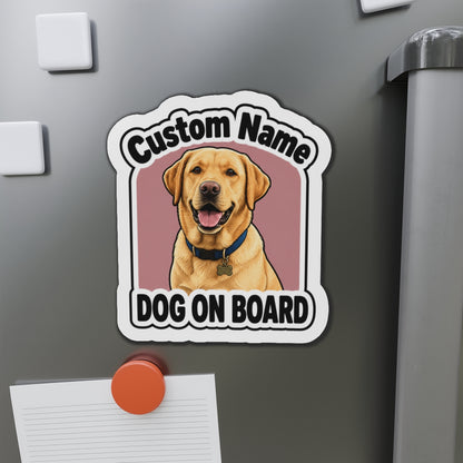 Custom Pet Magnet Sticker (Bold Character)