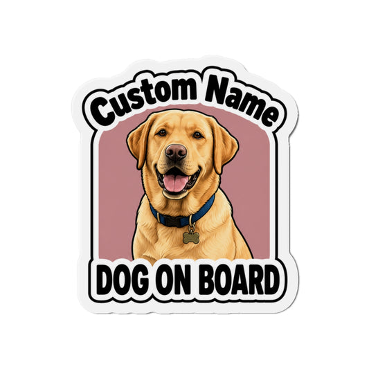 Custom Pet Magnet Sticker (Bold Character)