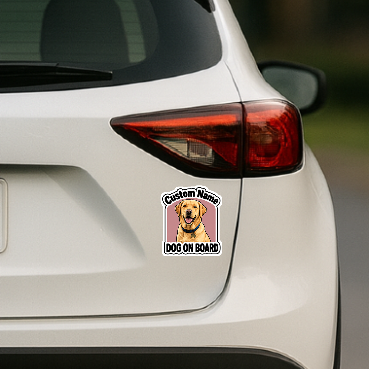 Custom Pet Magnet Sticker (Bold Character)