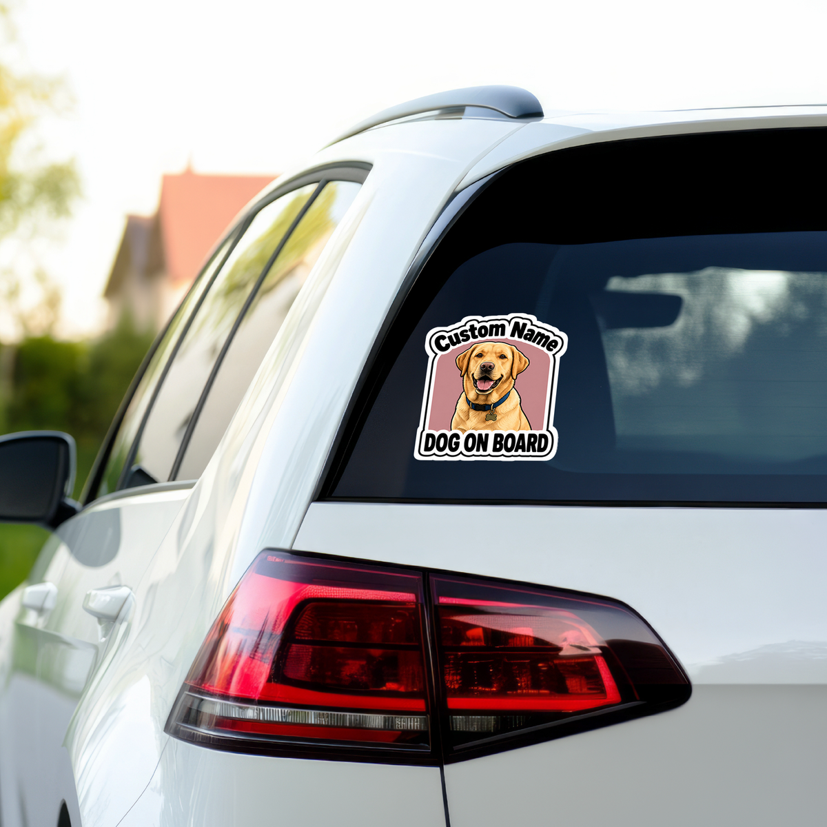 Custom Pet Sticker (Bold Character)