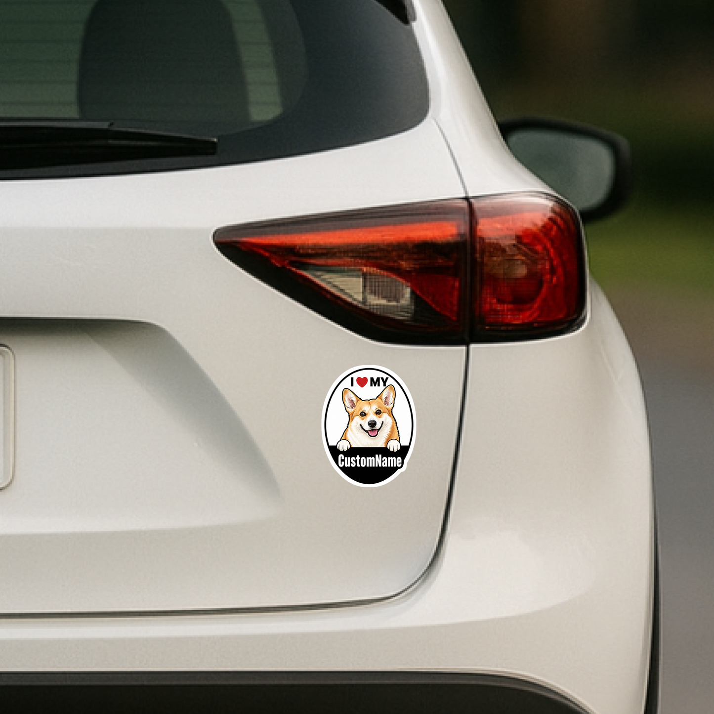 I Love My Custom Pet Sticker (I Love My Pet)