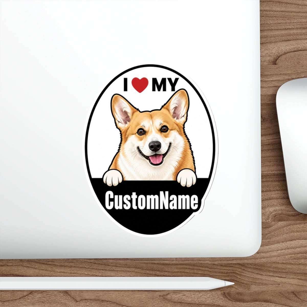 I Love My Custom Pet Sticker (I Love My Pet)