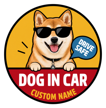 Custom Pet Sticker (Drive Safe)