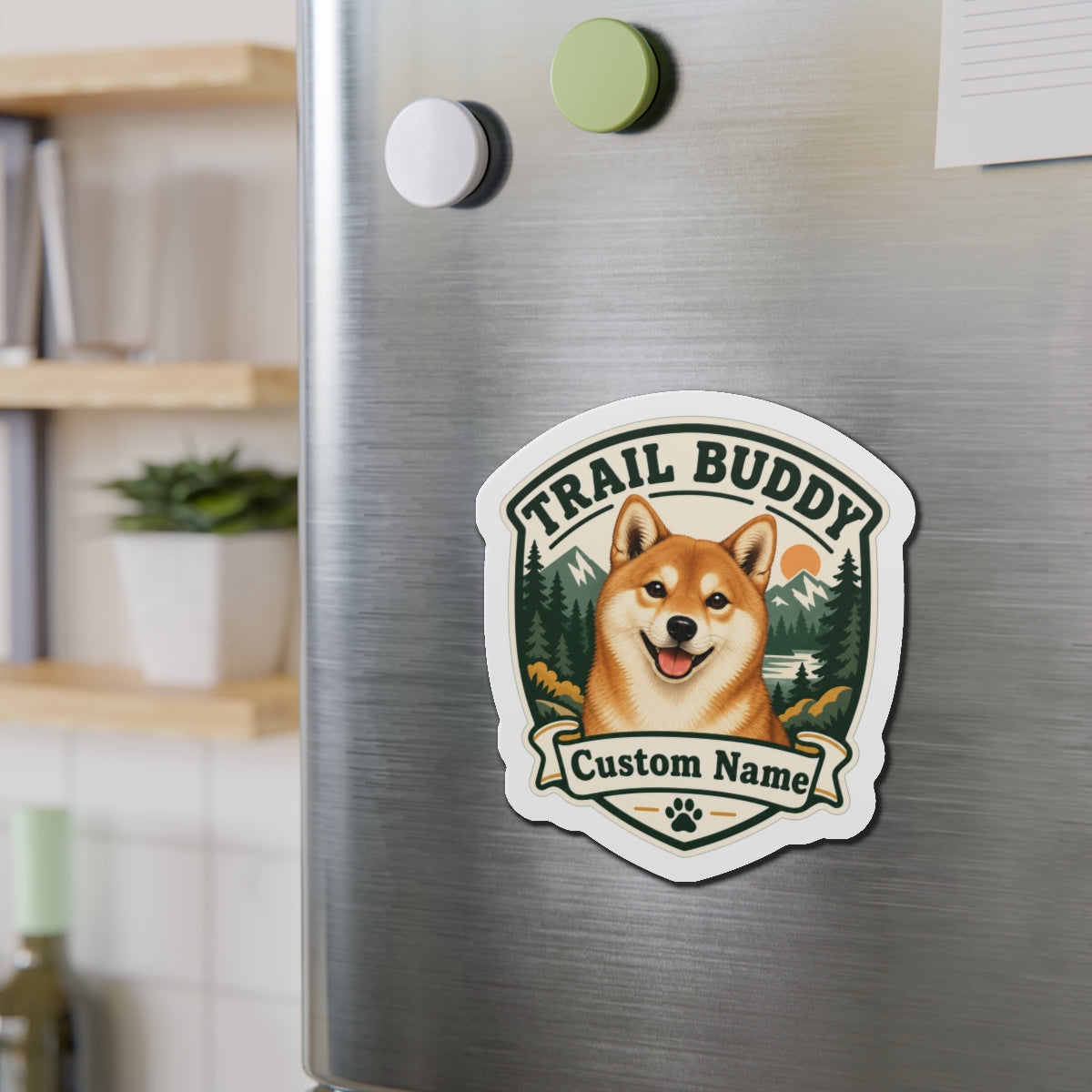 Custom Pet Magnet from Photo – Trail Buddy | Personalized Name