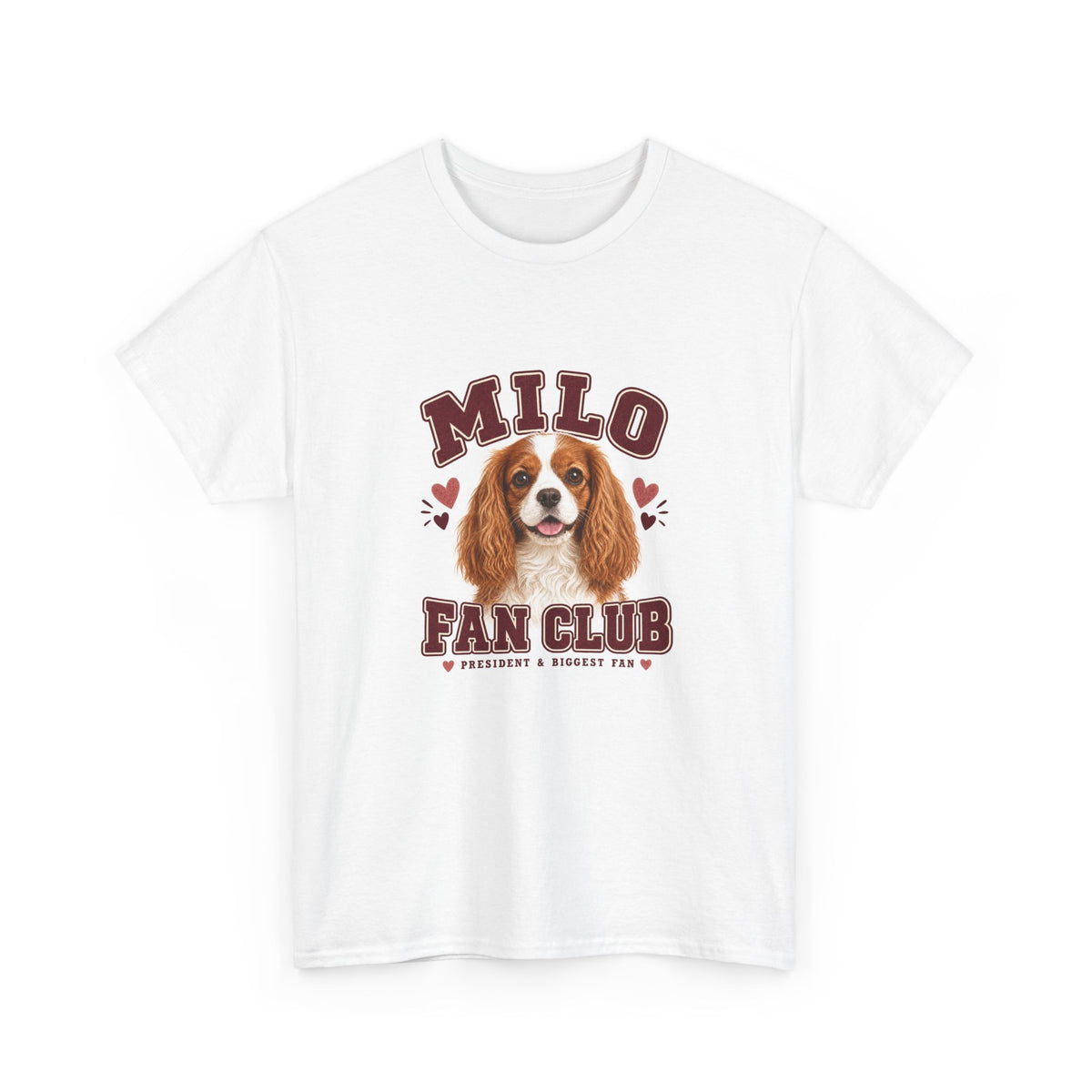 Custom Pet Fan Club T-Shirt – Your Pet Photo & Name | Gildan 5000