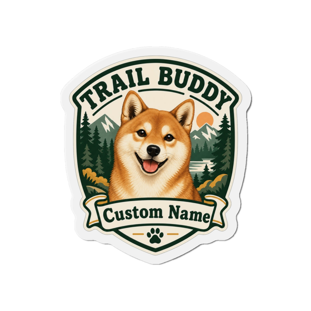 Custom Pet Magnet from Photo – Trail Buddy | Personalized Name