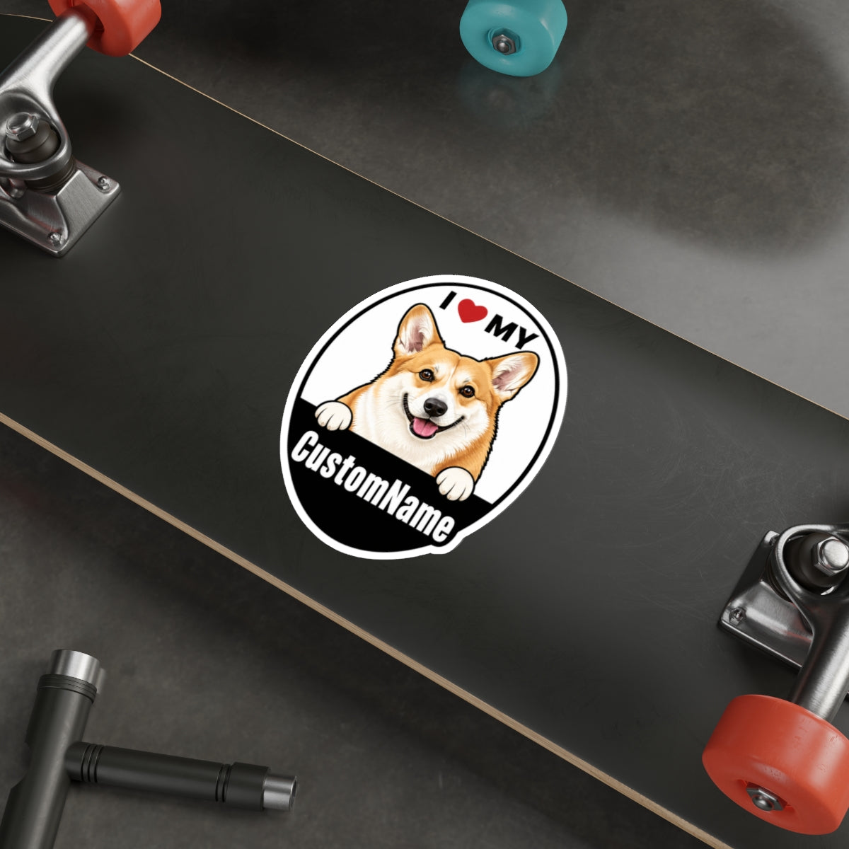 I Love My Custom Pet Sticker (I Love My Pet)