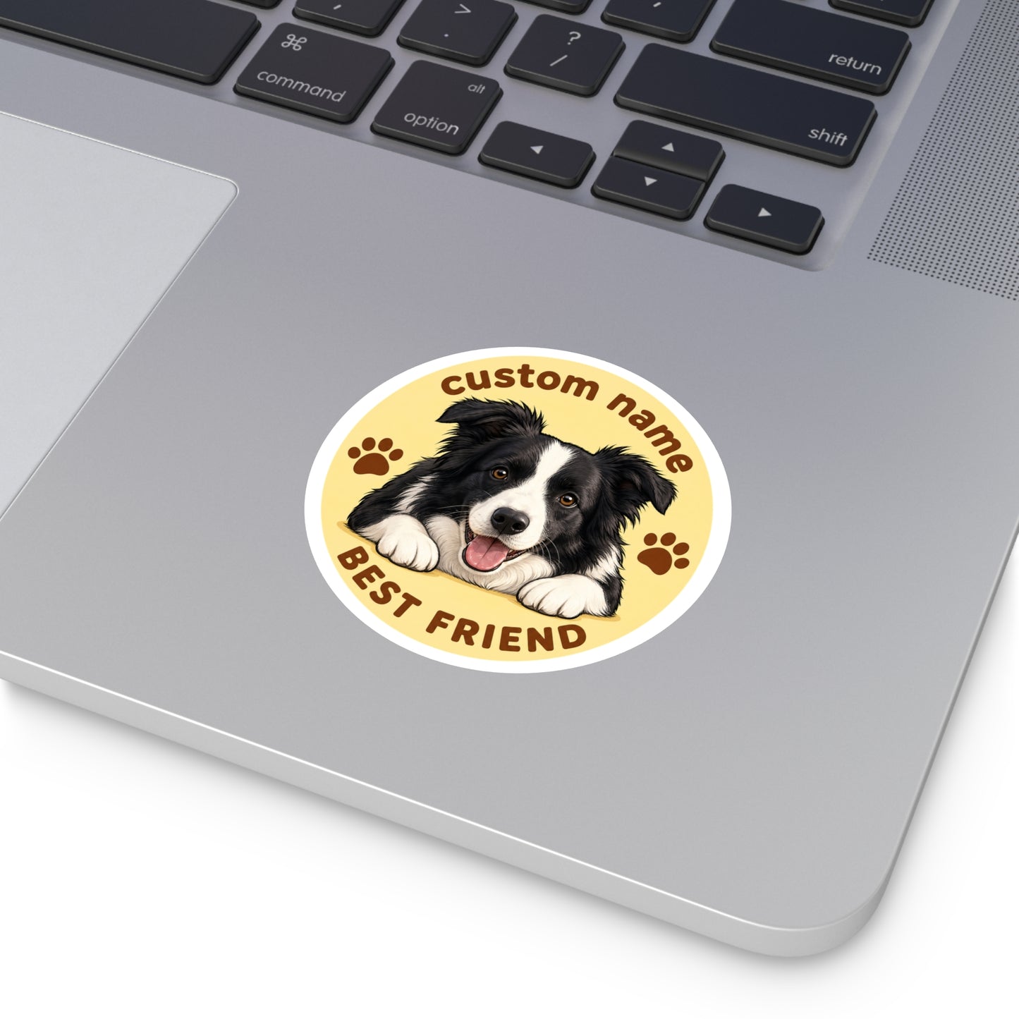 Custom Pet Sticker (Best Friend Yellow)