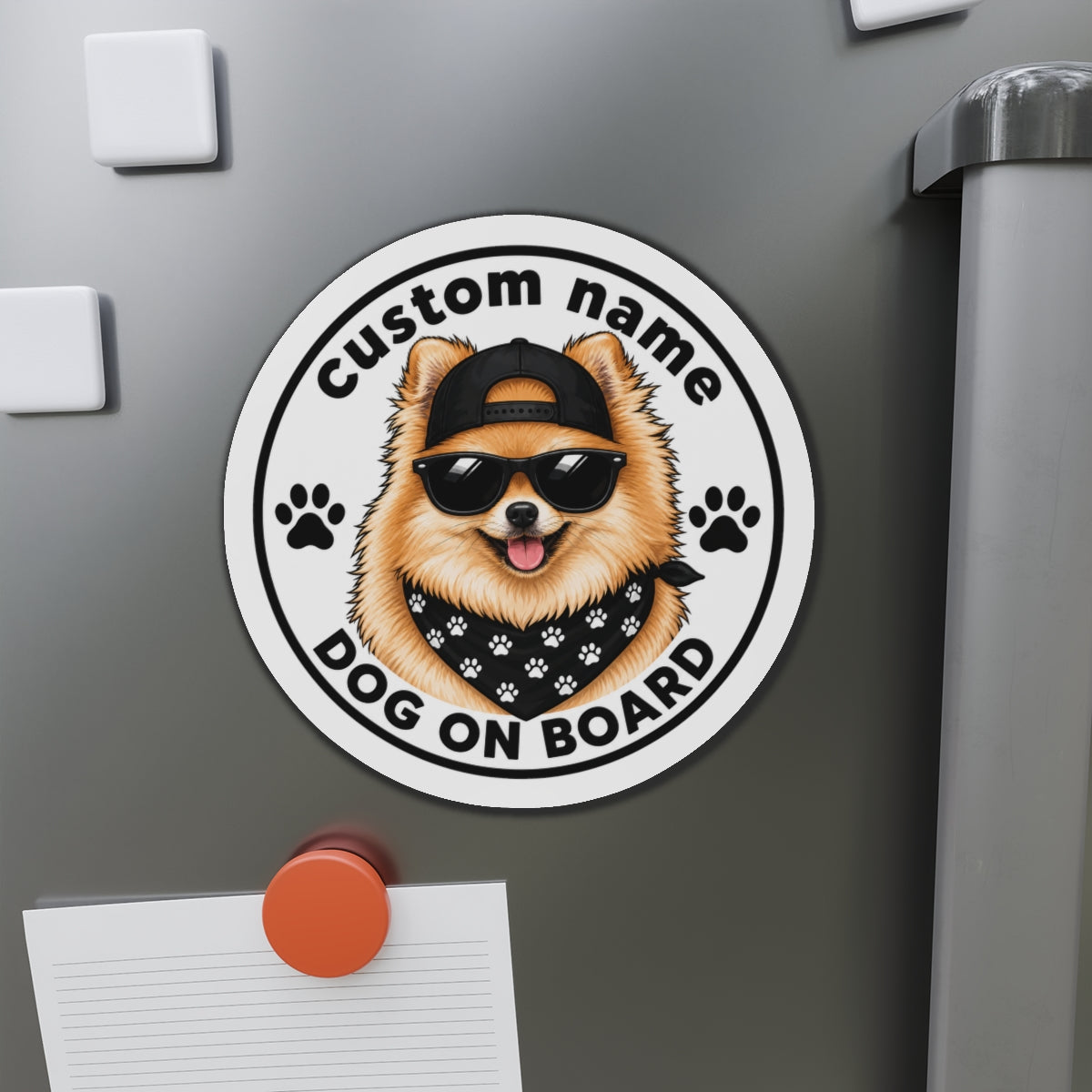 Custom Pet Magnet Sticker (Street Style)