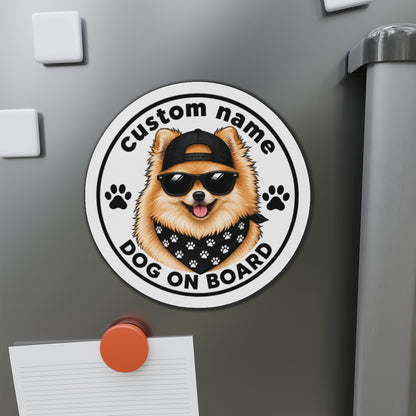 Custom Pet Magnet Sticker (Street Style)
