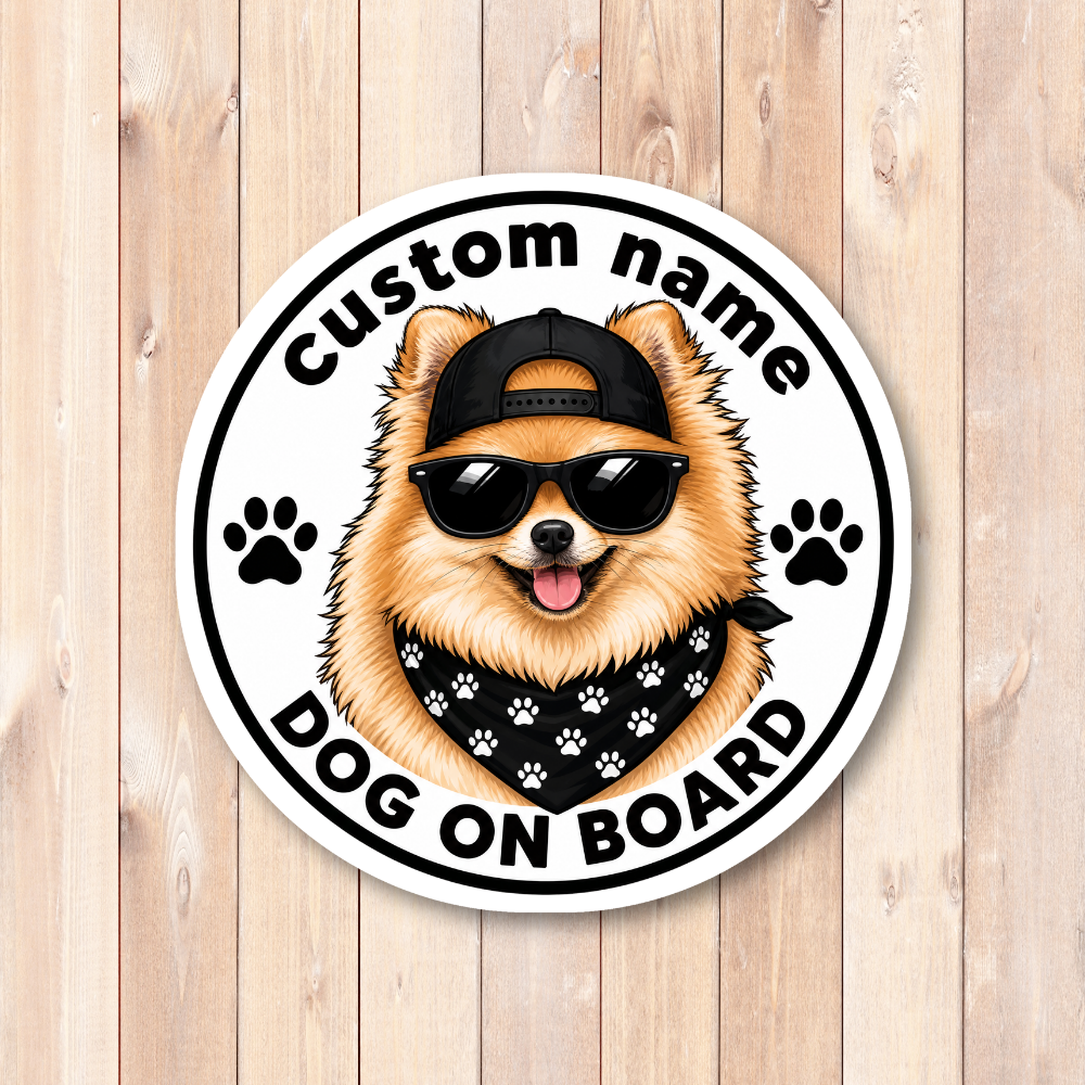 Custom Pet Magnet Sticker (Street Style)