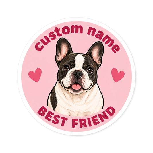 Custom Pet Sticker (Best Friend Pink)