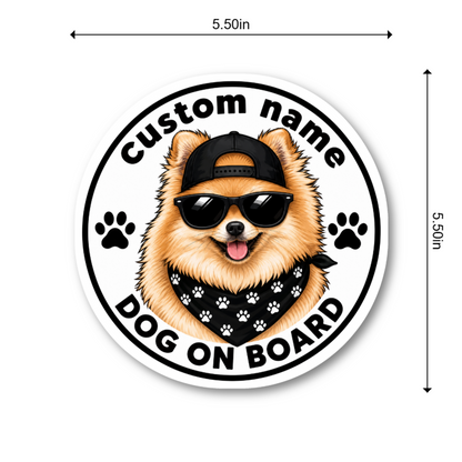 Custom Pet Magnet Sticker (Street Style)